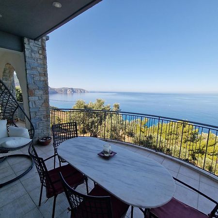 Villa Aegean Balcony Akhladherí المظهر الخارجي الصورة