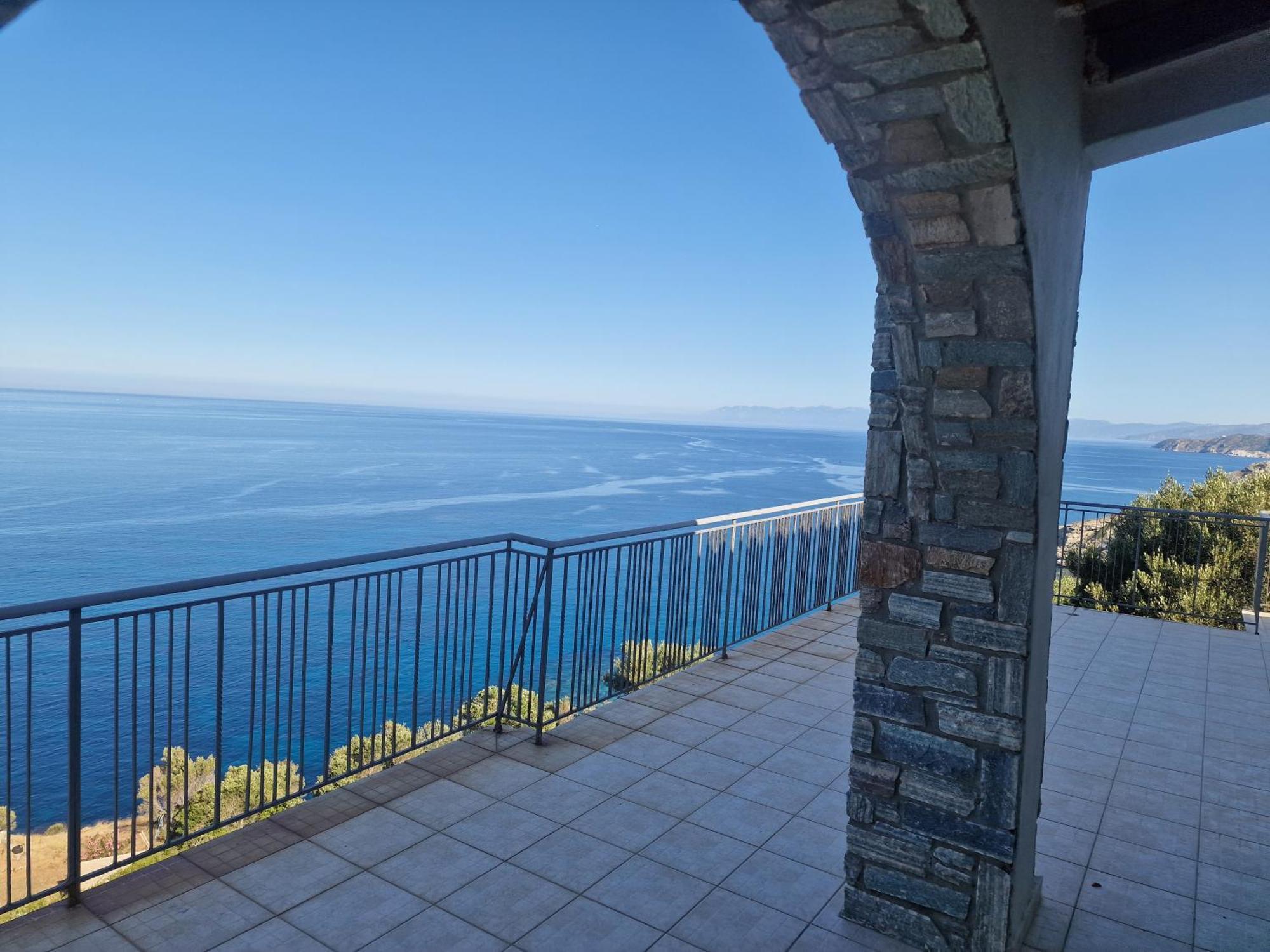 Villa Aegean Balcony Akhladherí المظهر الخارجي الصورة