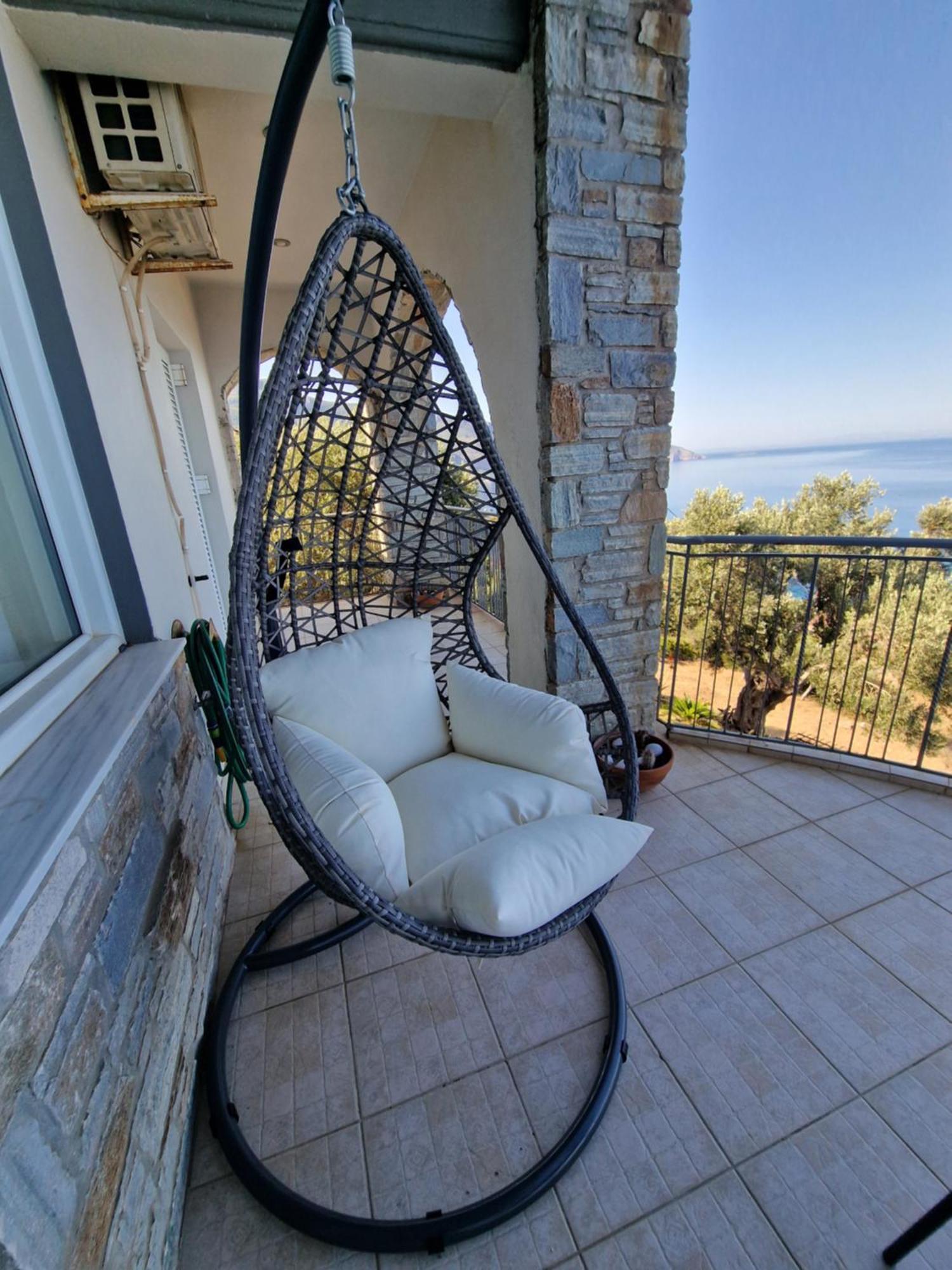 Villa Aegean Balcony Akhladherí المظهر الخارجي الصورة