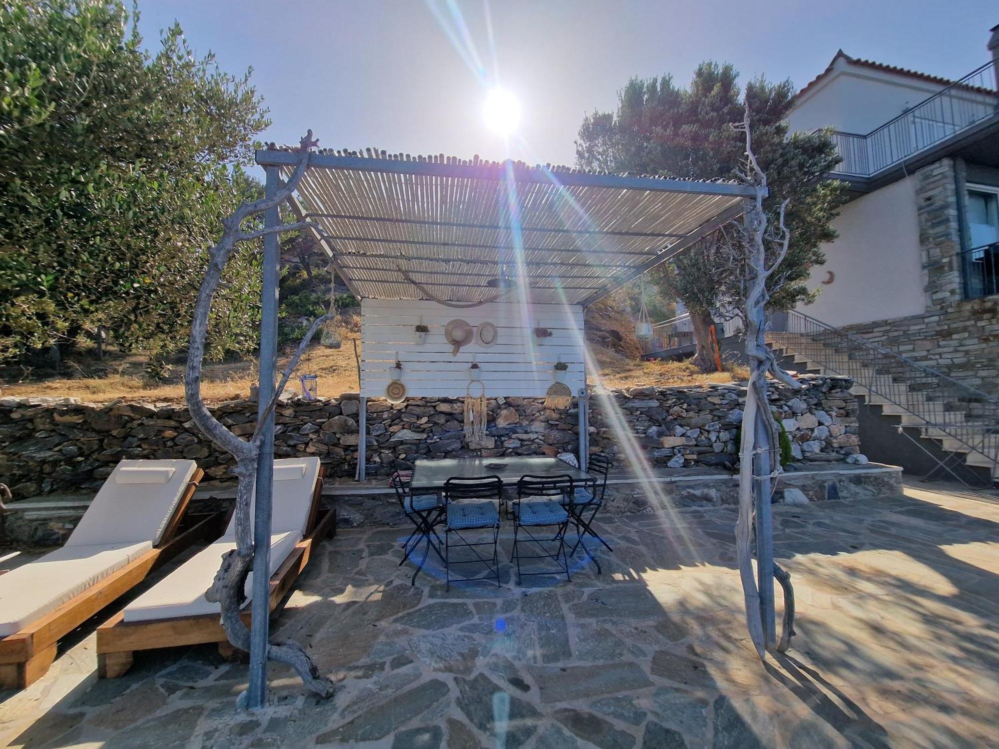 Villa Aegean Balcony Akhladherí المظهر الخارجي الصورة