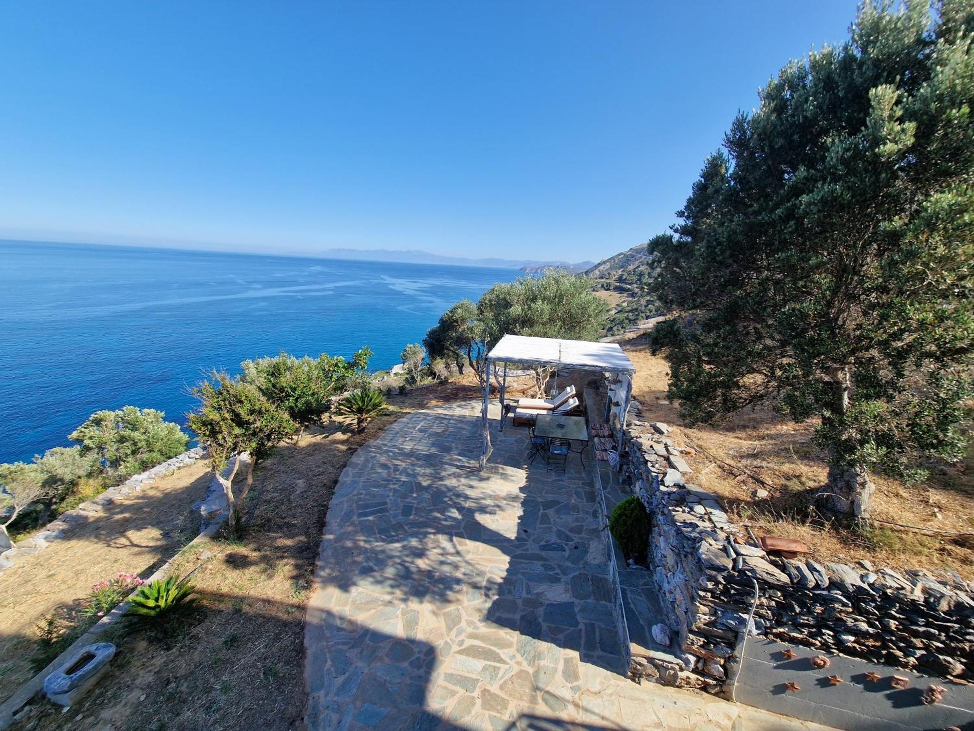 Villa Aegean Balcony Akhladherí المظهر الخارجي الصورة