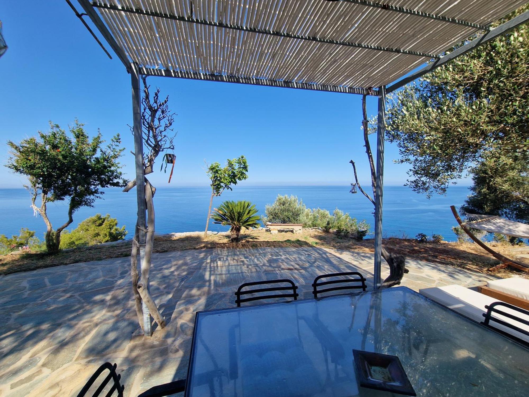Villa Aegean Balcony Akhladherí المظهر الخارجي الصورة